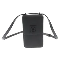 BURBERRY (バーバリー) TB PHONE BAG TM2 ロビン バッグ フォンホルダー ショルダーバッグ ブラック 8069727のサムネイル