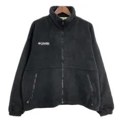 Columbia コロンビア フリースジャケット アウトドア ブラック (メンズ XL) 中古 古着 S9386