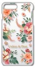 【新品未使用】iPhone7 Plus iPhone8 Plus アイフォン7/8プラス クリア ハードケース  (ワイルドフラワーレッド) 花柄 フラワー ボタニカル ハワイ cl-iphone7plus-235