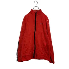 UNDER ARMOUR ジップアップ ナイロンジャケット M レッド ブラック アンダーアーマー スポーツウェア 古着卸 アメリカ仕入 a606-6717