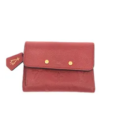 LOUIS VUITTON ルイヴィトン M62185 モノグラム アンプラント ポルトフォイユポンヌフコンパクトウォレット シリアル TN4186 レッド -