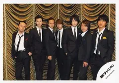 【中古】生写真(ジャニーズ) 関ジャニ∞/集合(7人)/横型・膝上・スーツ黒・ネクタイ黒・センター村上/公式生写真