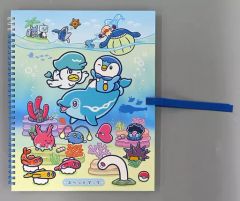 [중고] 노트 메모장 Pokemon Diving 스케치북 [포켓몬스터] 포켓몬센터 한정