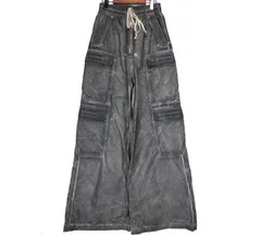 Rick Owens風カーゴベラ mijko DRKSHDW 即発送 Rick Owens trainers Jumbo Laces Abstract Sneak men's black