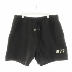 Fog Essentials ブラックショートパンツハーフパンツ黒　反射フォント Fog essentials ショートパンツ ブラック黒ハーフパンツ反射