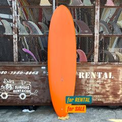 送料別途ご請求 ミッドレングス 2+1 FCS2 DEADKOOKS / SALTY 6'8" ORANGE デッドクークス サーフボード