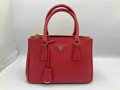 【美品】PRADA プラダ ガレリア サフィアーノレザー 2way ハンドバッグ ショルダーバッグ