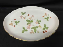 【箱なし】WEDGWOOD ウェッジウッド ワイルドストロベリー オーバルプレート