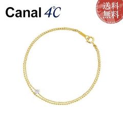 canal4℃ K10 PG リボン ハート ジルコニア ブレスレット - メルカリ