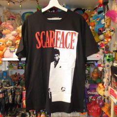映画★SCARFACE★スカーフェイス★アル・パチーノ★80's★マフィア★Tシャツ★Men’ｓ★Ｌサイズ★ブラック★新品★フィギュア★人形★ぬいぐるみ★