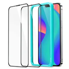 【 新品 未開封 】   ESR iPhone 14/13/13 Pro対応超強化ガラスフィルム(2枚入り) ESR Black Edge-2 Pack Armorite 未使用 送料無料