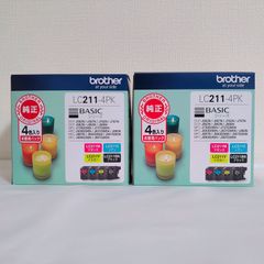 Brother LC211-4PK 純正インクカートリッジ 4色セット ✕2箱 - メルカリ