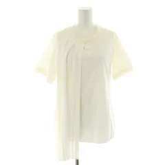 ジルサンダー JIL SANDER NAVY シャツ ブラウス 半袖 コットン シルク混 絹混 36 S 白 ホワイト /AN13のサムネイル