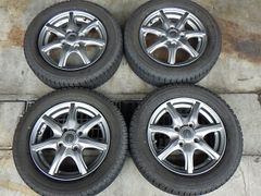 2310-325　MiLLOUS　アルミホイール＆スタッドレスタイヤ　155/65R13　2020年　4本セット