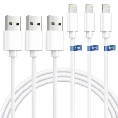 iphone 充電ケーブル 1m 3本セット ライトニングケーブル 純正 pad 充電コード lightningケーブル じゅうでんケーブル あいふぉんじゅうでんき あいぱっと 人気ランキング アイホン充電ケーブル 断線防止 超高耐久 iPhone 14/14