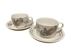 WEDGWOOD　ウェッジウッド　カップ＆ソーサー　2客セット　ピーターラビット