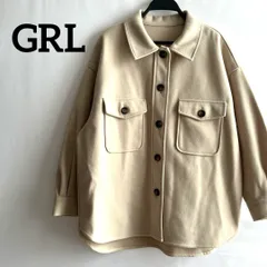 GRL グレイル　オーバーサイズ　ジャケット　アウター　長袖　F