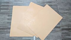 生成りヌメ革 A4サイズ（21㎝×30㎝） 3枚セット