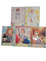 バンダイ　一番くじ　描きおろしイラストボード　幸せの結び　夢のひととき　五等分の花嫁　中野四葉　中野ニ乃　中野一花　中野五月　ARh7