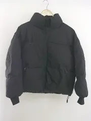 ◇ frunco フランコ 中綿 長袖 ジップアップ ジャケット ブルゾン サイズF ブラック レディース E  【1304140015412】