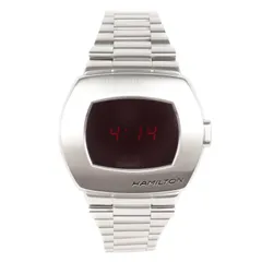 美品 HAMILTON ハミルトン アメリカン クラシック パルサー デジタル クオーツ 腕時計 PSR DIGITAL QUARTZ H52414130 有機EL OLED ウォッチ 復刻 モデル  シルバー ブランドのサムネイル