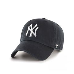 【新品・未使用】'47 6PANEL CAP (Yankees CLEAN UP) BLACK フォーティーセブン 6パネルキャップ (ヤンキース クリーンアップ) ブラック