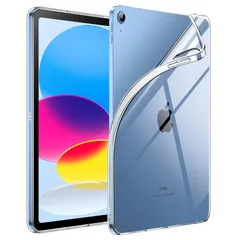 【特価セール】(10.9インチ、2022モデル、第10世代用) ケース ソフトTPU 10 透明 スリム iPad 耐衝撃 タブレットカバー JEDirect (クリア)