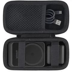 【特価商品】Station Charging (Foldable Wireless 3-in-1) マグネット式 MagGo 3-in-1 【ケースのみ】Anker ワイヤレス充電ステーション専用収納ケース，ブラック‐Khanka