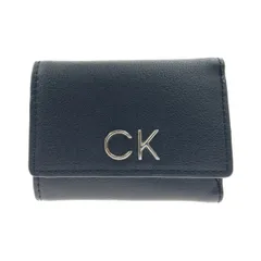 〇〇Calvin Klein カルバンクライン トライフォールド ウォレット 二つ折り財布 K60K608906 ブラックのサムネイル