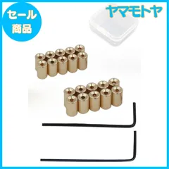 【特売】YFFSFDC ピンバッジのピンバッチ 6×5mm 20個セットネジ式キャッチ 留め具 金具 収納ケース付