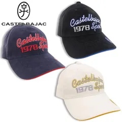 カステルバジャック ロゴ キャップ ホワイト 01 ネイビー 59 ブラック 99 7233391134 帽子 ゴルフ スポーツ castelbajacのサムネイル