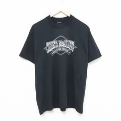 L/古着 半袖 ビンテージ Tシャツ メンズ 90s クリスタマコーニフ クルーネック 黒 ブラック 25apr30 中古