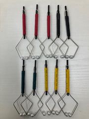 ④ボビンホルダー 赤 黒 緑 黄 10本 まとめ売り 釣り フィッシング アウトドア