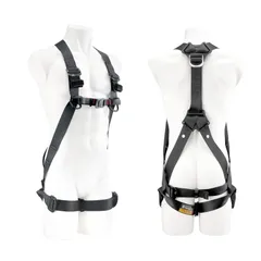 205【未使用】TAJIMA タジマ 新規格 ハーネスセット 蛇腹ダブルランヤード A1GSMJR-WL2BK ③ 新規格 フルハーネス タジマ TAJIMA 軽量アルミ製SEG