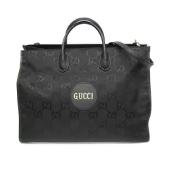 グッチ(Gucci) オフ ザ グリッド GG 630353 レディース,メンズ ナイロンキャンバス,レザー ハンドバッグ,ショルダーバッグ ブラック