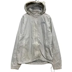 THE NORTH FACE ジップアップ マウンテンパーカー L レディース ホワイト ノースフェイス アウトドア 古着卸 アメリカ仕入 a610-5889