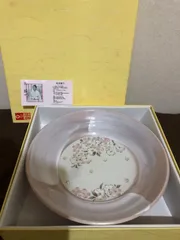 ※ブランド※安達瞳子 花柄の白い陶器皿 新品未使用 華道家 安達瞳子 うつわセット 花がすみの通販 by