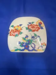 邵帥帥⭐︎有田焼　其泉窯　柿右衛門写し　色絵岩牡丹梅竹文 花瓶 美品箱つき 邵帥帥様専用⭐︎有田焼 其泉窯 柿右衛門写し 色絵岩牡丹梅竹文