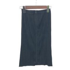 美品　プリーツプリーズ　スカート　ジップ　ブラック　サイズ3 ISSEY MIYAKE イッセイミヤケ プリーツ スカート レディース