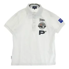 サイズ：4 PEARLY GATES パーリーゲイツ  半袖ポロシャツ ニコちゃん  ホワイト系 [240101407554]# ゴルフウェア メンズ ストスト