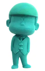 【中古】トレーディングフィギュア カラ松(グリーン) 「おそ松さん ガチャ松 消しゴムフィギュア」