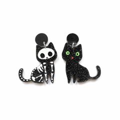 可愛い白猫黒猫ツインピアス2 765611f63c368137a9bdc463acb1d1