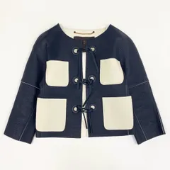 レア品ヴィンテージルイヴィトン七分袖 ミニマルジャケット34