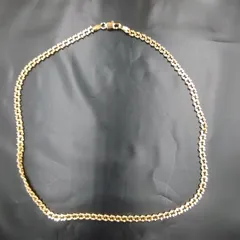 【s17893】変わった喜平デザイン ネックレス