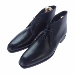 ③CROCKETT & JONES ドレスシューズ ブラック 美品 JOHN PEARSE】ストレートチップ ドレスシューズ/ブラック