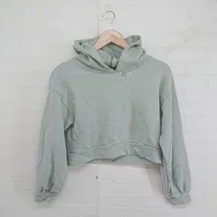 ◇ WILLSELECTION 2WAY ショート丈 長袖 プルオーバー パーカー サイズM グリーン系 レディース P  【1304010003938】のサムネイル