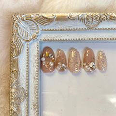 핑크홀리데이 네일/Pink holiday nail