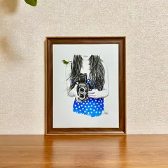 新品☆額縁付アートポスター☆Loui Jover（ルイ・ジョヴァー）☆アートデザイン☆オーストラリア画家☆ONE DAY MAYBE☆375