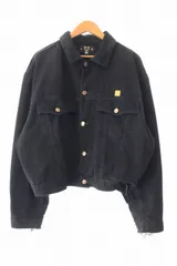 エムシーエム MCM VINTAGE ヴィンテージ ロゴ 刺繍 デニム ジャケット XL 黒 ブラック ブランド古着ベクトル 中古 ● 241204のサムネイル