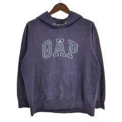 GAP ギャップ ロゴ スウェット パーカー ネイビー (メンズ XL) 中古 古着 S1809